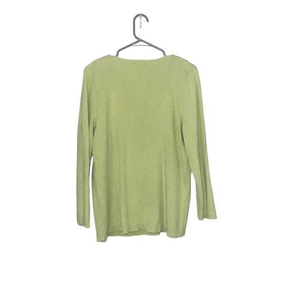 Lane Bryant‎ Green V Neck Fitted Sweater Size 18/20 - Picture 3 of 3